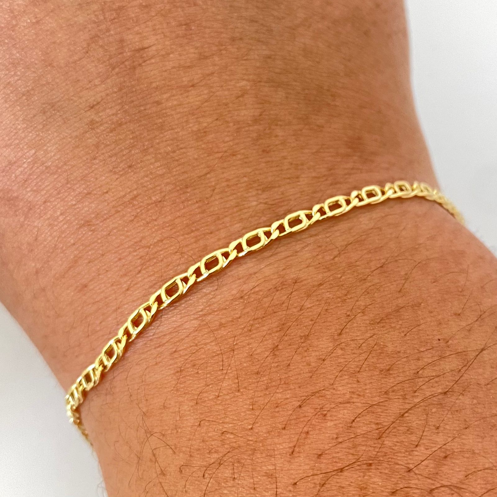 Pulso It escalera Oro amarillo 18k +1 / 1,75 Gr / 2,35 mm / 19,5 Cm