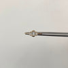 Anillo Solitario Oro amarillo 18k / Talla 6 / 0,9 Gr / 0,9 mm