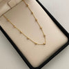 Pulso It Mini Rollon bolas diamantadas 3mm Oro amarillo 18k +4 / 1,55 Gr / 0,7 mm / 19 Cm