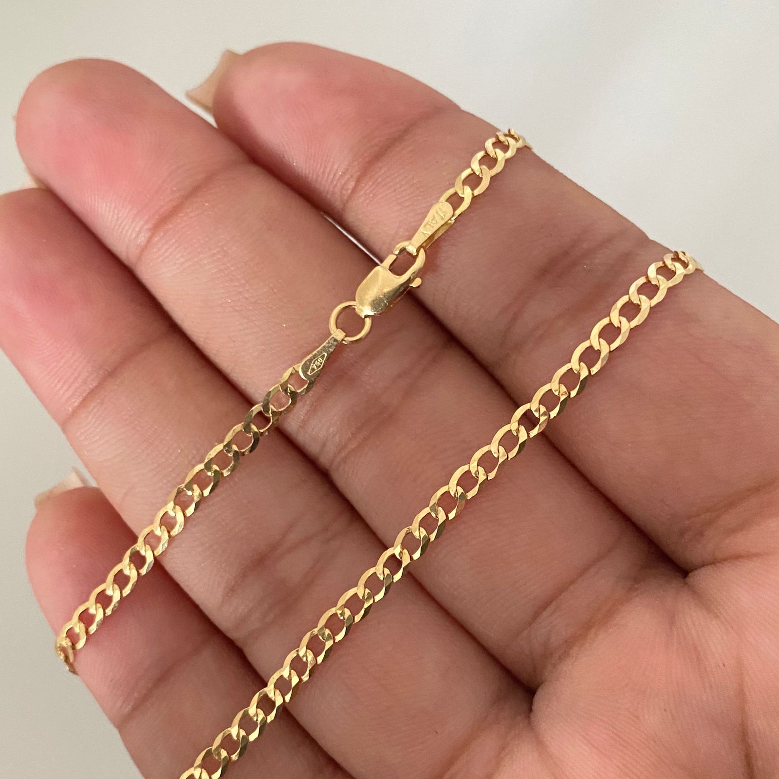Cadena It cubana Oro amarillo 18k 5,55 Gr / 2,8 mm / 60 Cm