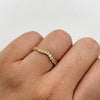Anillo churumbela ondas Oro amarillo / Talla 5 1/2 / 1,15 Gr