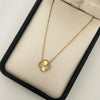 Cadena It trebol fondo diamantado Oro amarillo 18k +4 / 6,75 Gr / 1,4 mm / 45 Cm