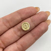 Herraje tambor letra j Oro amarillo 0,5 Gr / 1 Cm