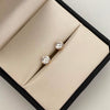 Topos Circon blanco Oro amarillo 18k 1,1 Gr / 6 mm