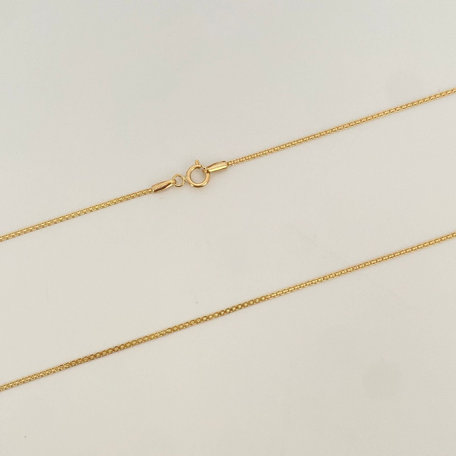 Cadena It mini china Oro amarillo 18k 2,15 Gr / 1,4 mm / 40 Cm