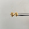 Topos Gc Diamantado Oro amarillo 18k 0,75 Gr / 8,1 mm
