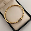 Aro It Clavo Casting negro Oro amarillo 18k +6 / 13,2 Gr / 3,6 mm / 20 Cm