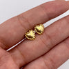 Topos Corazon borde diamantado Oro amarillo 18k 0,75 Gr / 8,2 mm
