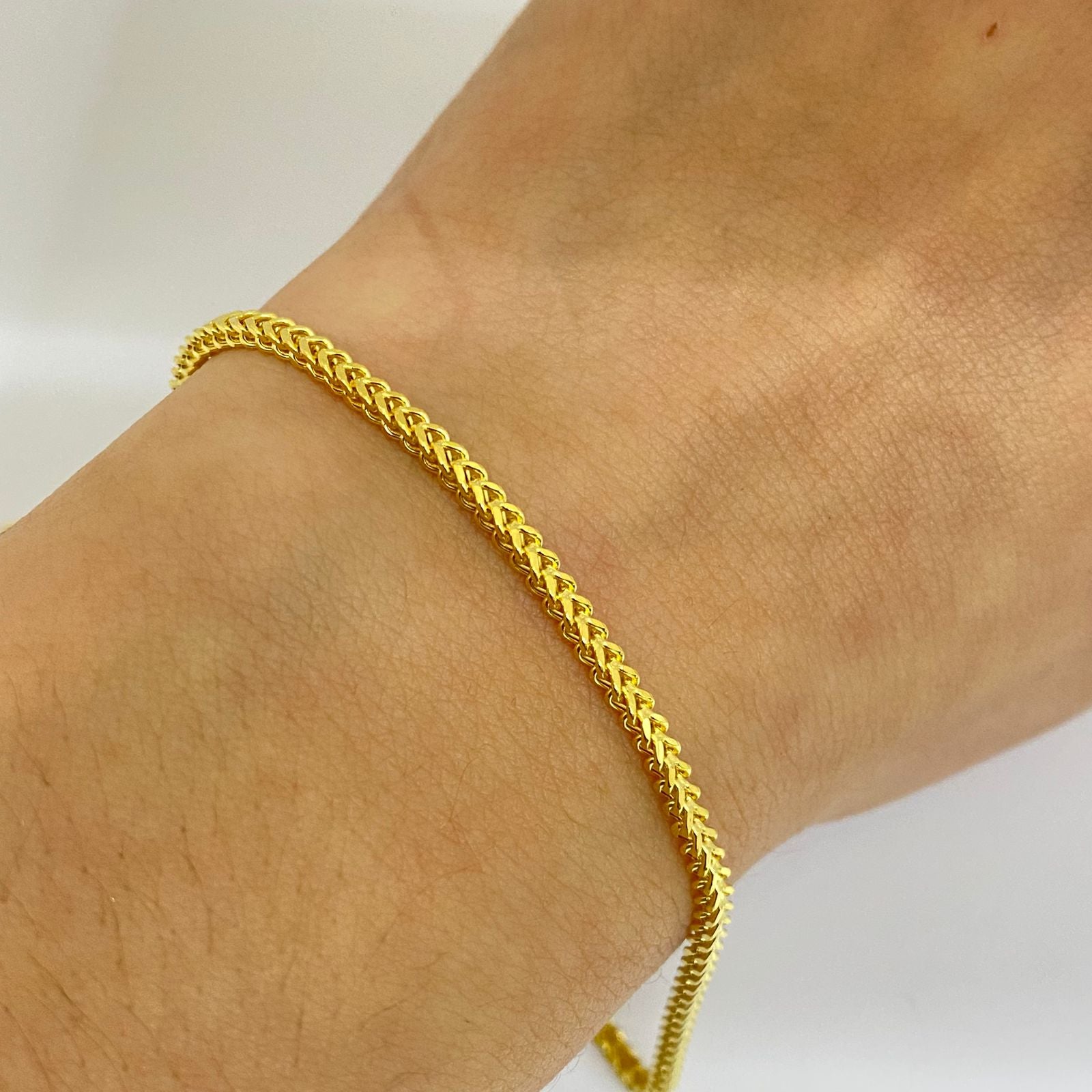 Pulso It franco Oro amarillo 18k +1 / 3,40 Gr / 2,3 mm / 20 Cm