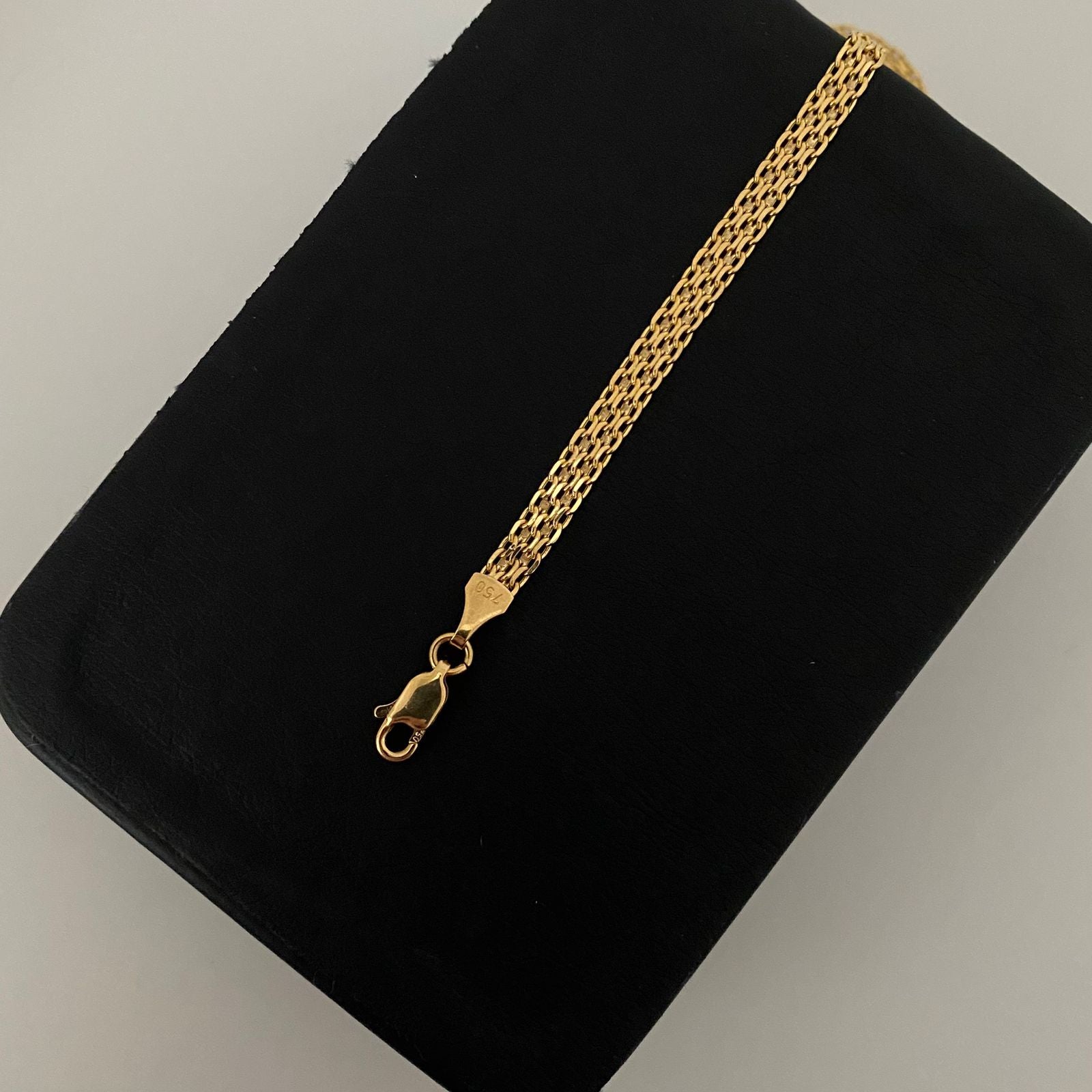 Pulso It chino Oro amarillo 18k +1 / 3,25 Gr / 4,0 mm / 19,5 Cm