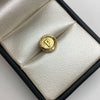 Herraje tambor letra p Oro amarillo 0,6 Gr / 1 Cm