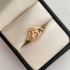 Anillo herradura caballo  Oro amarillo y Oro rosa 18k / Talla 6 3/4 / 1,6 Gr