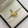 Dije virgen milagrosa Oro amarillo 18k 1,35 Gr / 14,5 mm / 3 Cm