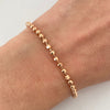 Pulso It militar diamantado Oro rosa 18k +2 / 7,15 Gr / 3 mm / 20 Cm