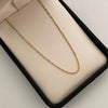 Cadena It Singapur Oro amarillo 18k +1 / 1,9 Gr / 1,4 mm / 50 Cm