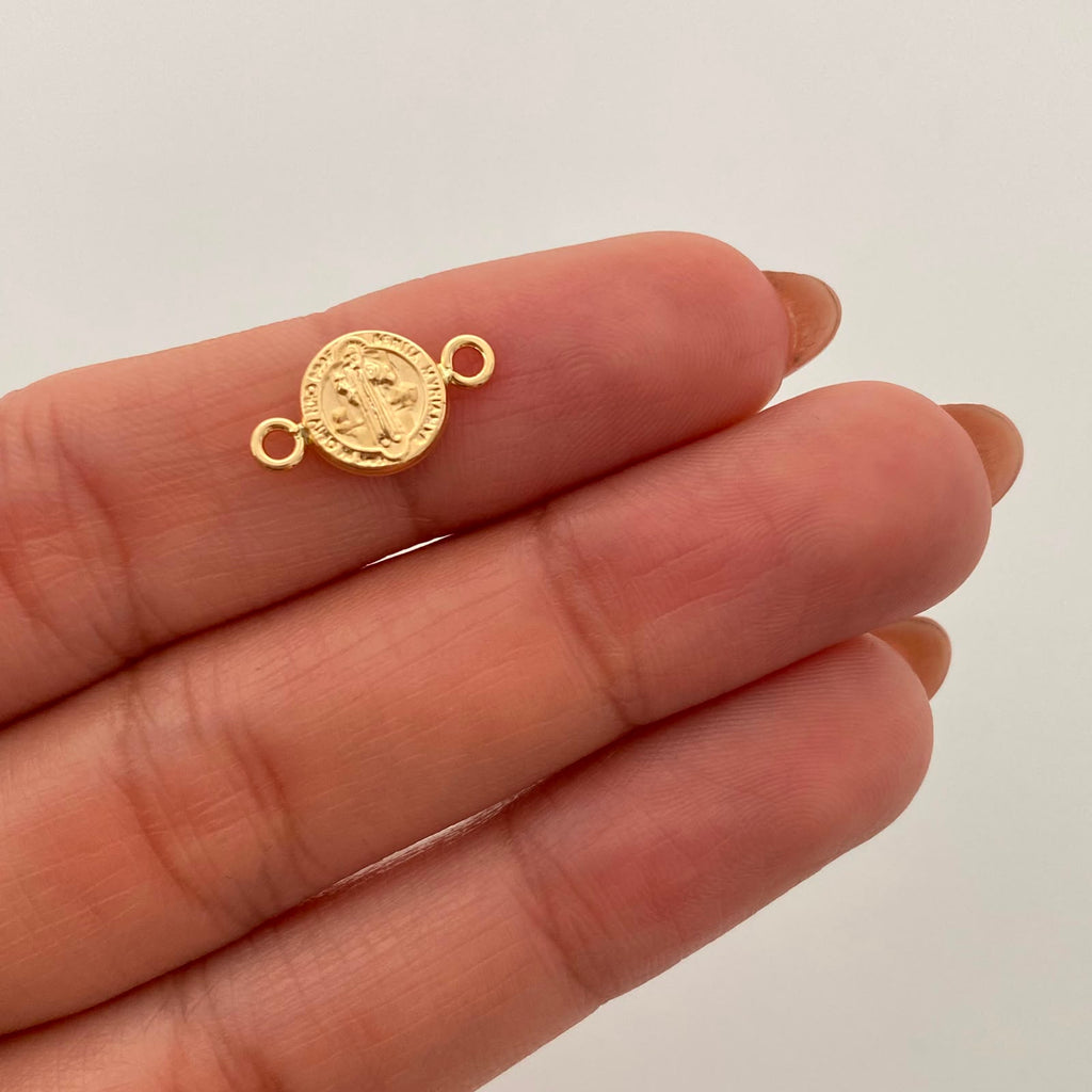 Herraje San Benito Oro amarillo 18k 0,4 Gr / 1,5 Cm