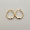 Candonga candonga semi entorchada Oro amarillo 18k 1,5 Gr / 2,3 Cm