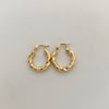 Candonga Entorchada Oro amarillo 18k 1,6 Gr / 1,8 Cm