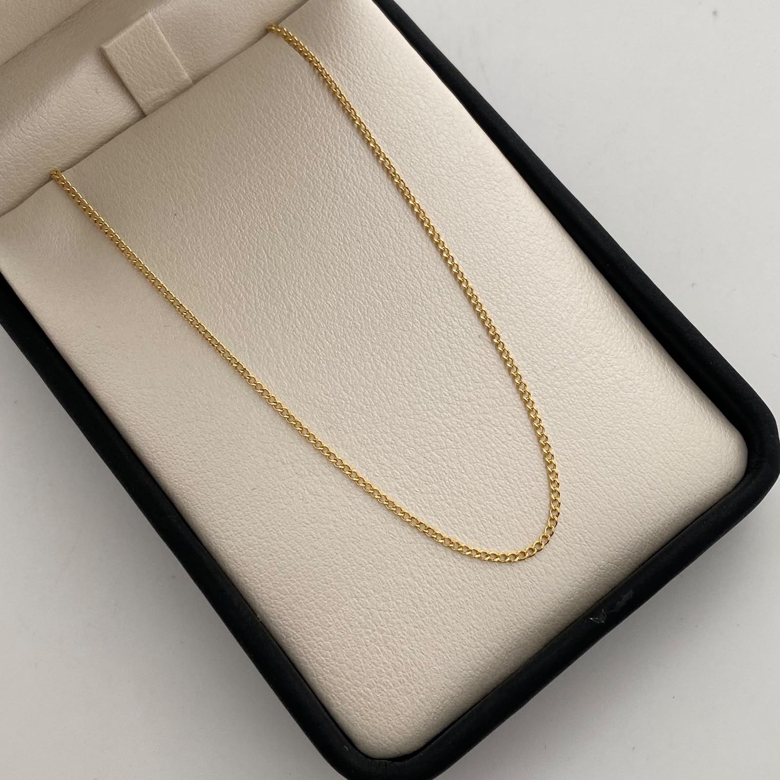 Cadena It Mini Cubana Oro amarillo 18k 1,5 Gr / 1,4 mm / 50 Cm