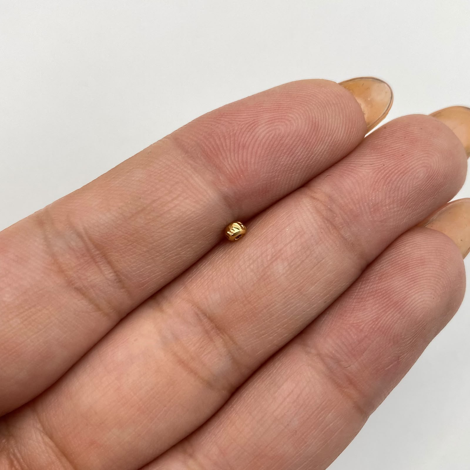 Bola Diamantada 3mm Oro amarillo 18k 0,5 Gr