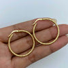 Candonga It diamantada Oro amarillo 18k 1,75 Gr / 3 Cm