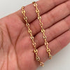 Cadena Gc Liso Tres oros 18k 7,95 Gr / 4,1 mm / 60 Cm Broche 0,30