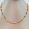Cadena Rustica Circulo Diamantado Oro amarillo 18k 9,50 Gr / 4,3 mm / 60 Cm Broche 0,40