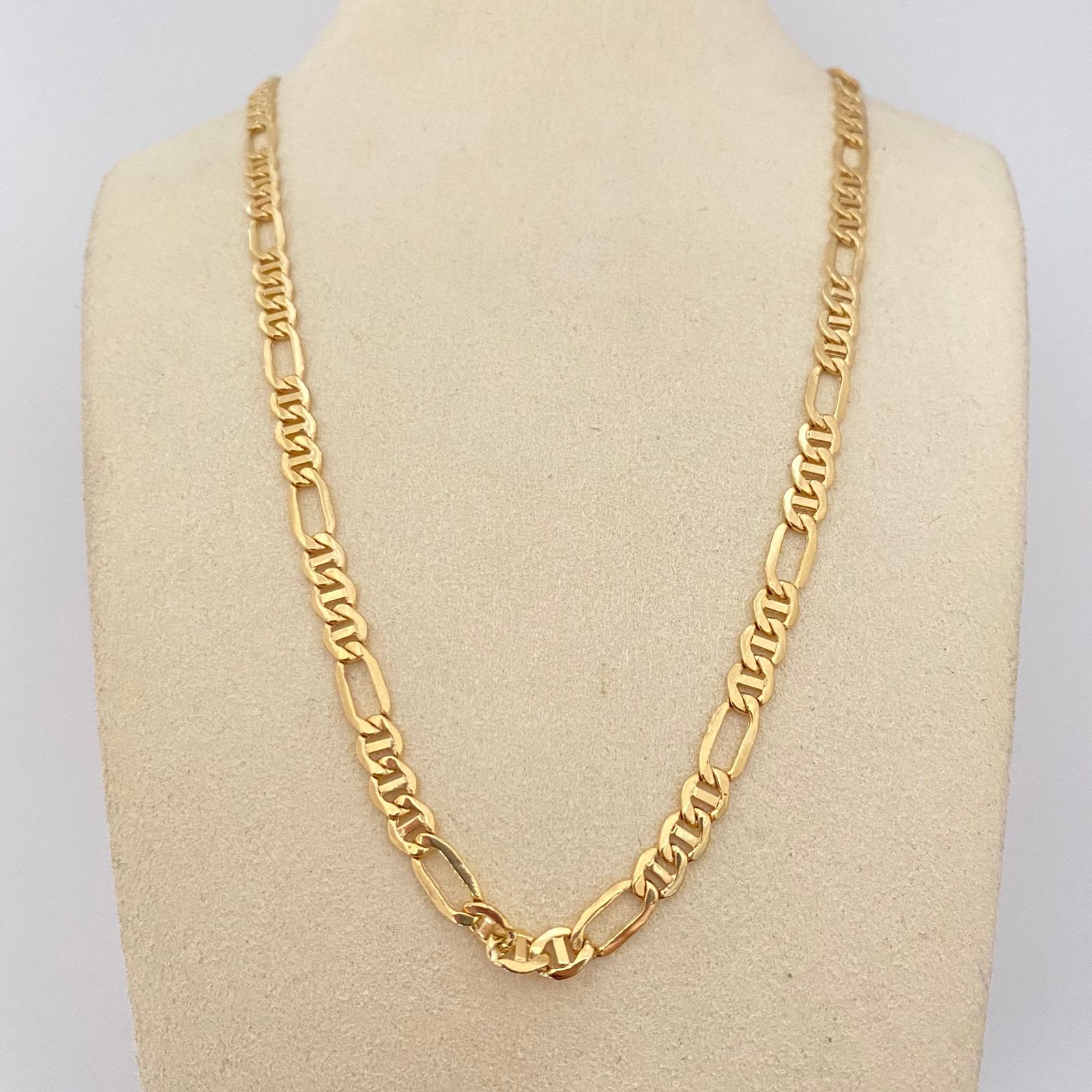 Cadena It 3x1 escalera Oro amarillo 18k 10,25 Gr / 4,5 mm / 60 Cm