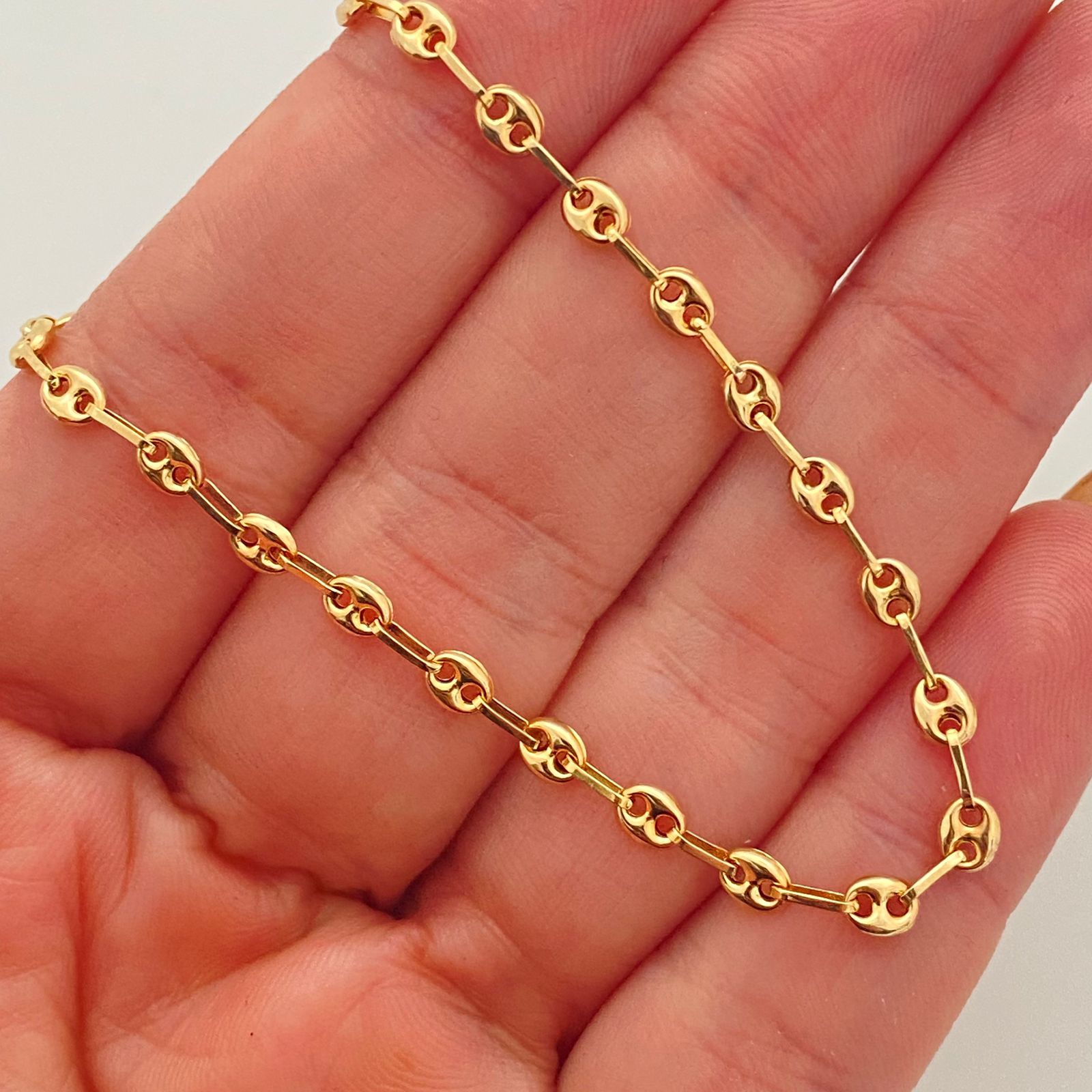 Cadena gc Oro amarillo 18k 6,25 Gr / 3,3 mm / 60 Cm Broche 0,60