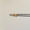 Topos Corazon Casting Blanco Oro amarillo 18k 0,5 Gr / 3,9 mm