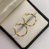 Candonga entorchada delgada Oro amarillo 18k 1,17 Gr / 2,3 Cm
