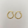 Candonga troquel espiral Oro amarillo 1,2 Gr / 2 Cm