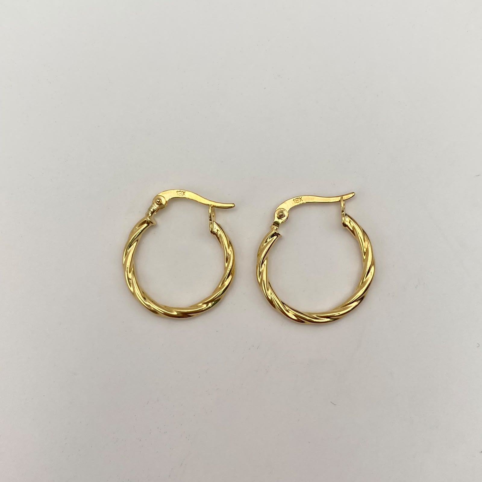 Candonga troquel espiral Oro amarillo 1,2 Gr / 2 Cm