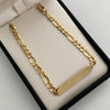 Pulso It 3x1 Placa (por fabricacion) Oro amarillo 18k 5,85 Gr / 4,8 mm / 19 Cm
