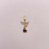 Dije San miguel arcangel silueta Oro amarillo 18k 1,1 Gr / 11,5 mm / 2,3 Cm
