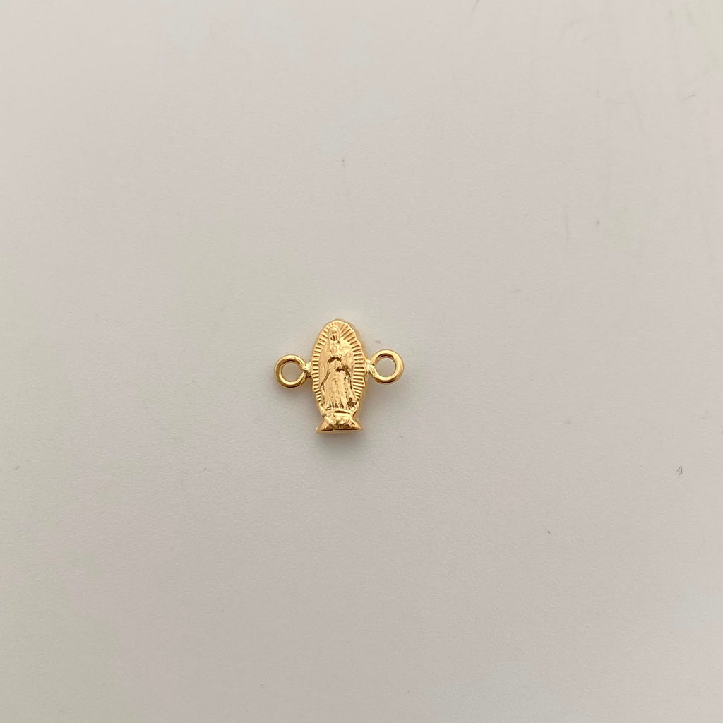Herraje Virgen de Guadalupe Oro amarillo 18k 0,35 Gr / 1,3 Cm