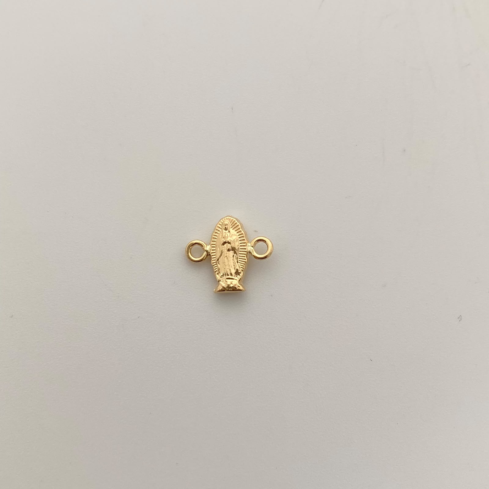 Herraje Virgen de Guadalupe Oro amarillo 18k 0,35 Gr / 1,3 Cm