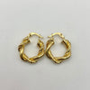 Candonga melcocha combinada  Oro amarillo 2,2 Gr / 2 Cm