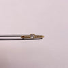 Anillo Solitario Oro amarillo 18k / Talla 7 / 2,12 Gr / 1,4 mm