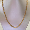 Cadena Rustica Diamantada Oro amarillo 18k 9,35 Gr / 4 mm / 60 Cm Broche 0,60