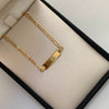 Pulso bebé It Placa Tejido 3x1 Oro amarillo 18k 2 Gr / 2,8 mm / 14,6 Cm