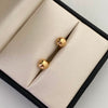 Topos Bola Lisa 7mm Oro amarillo 18k 0,8 Gr