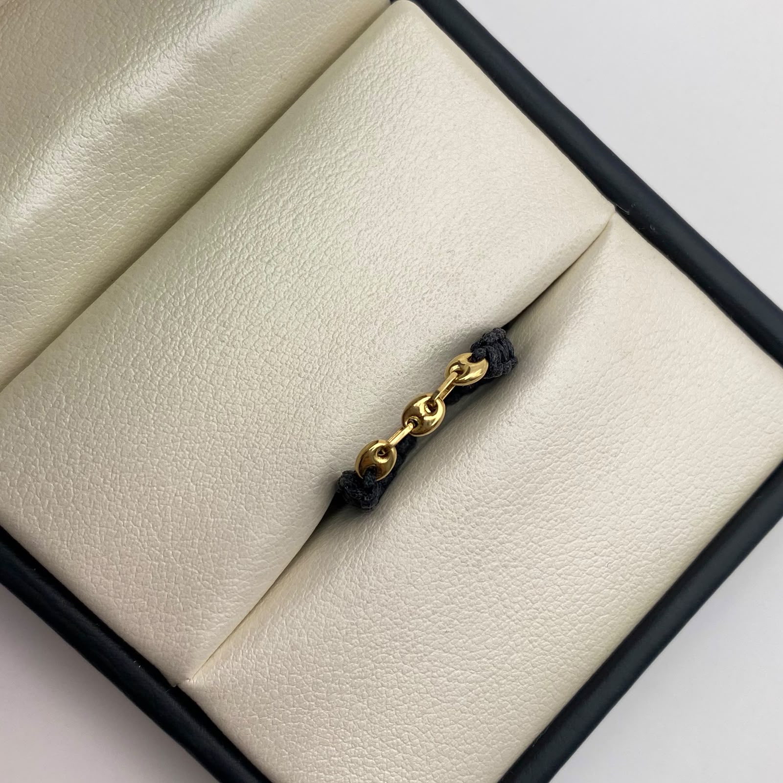 Pulsera tejida Baby gc tres eslabones Oro amarillo 18k 0,15 Gr