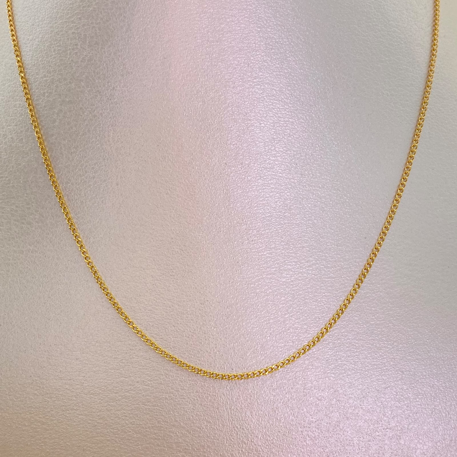 Cadena It Mini Cubana Oro amarillo 18k 1,2 Gr / 1,3 mm / 50 Cm