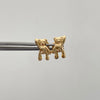 Topos Oso Mano Alzada Oro amarillo 18k 0,7 Gr / 6,4 mm