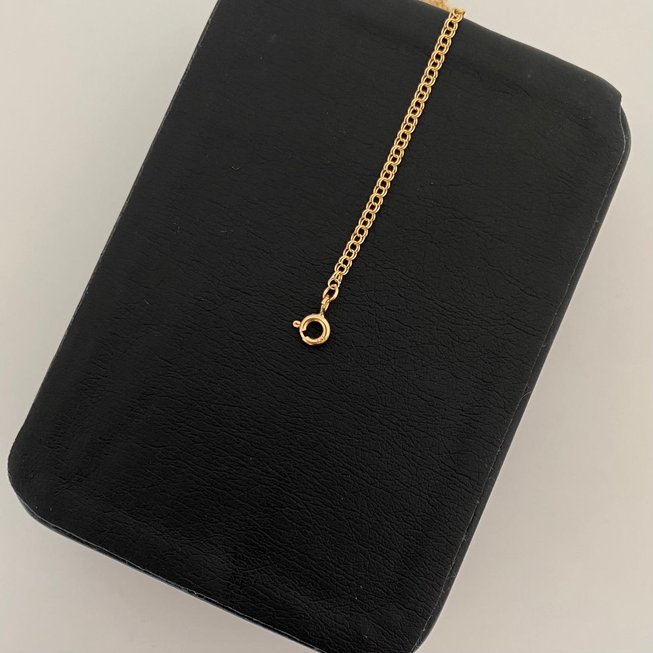 Pulso bebé placa semi rectangular aro seguido Oro amarillo 18k 1,40 Gr / 15,5 Cm  Broche 0,15