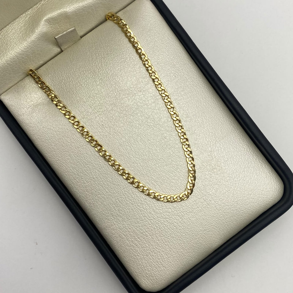 Pulso It Cubana Oro amarillo 18k 2,11 Gr / 2,8 mm / 21,4 Cm
