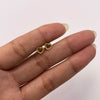 Topos silueta corazón diamantada Oro amarillo 18k 0,45 Gr / 6,10 mm