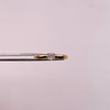 Anillo Solitario Oro amarillo 18k / Talla 7 / 1,2 Gr / 1,3 mm