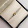 Herraje cilindro circones blancos Oro amarillo 18k 1,19 Gr / 0,6 Cm